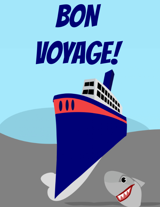 Bon Voyage Template PosterMyWall