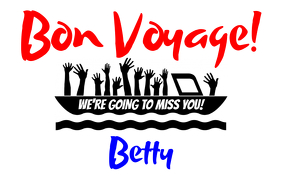 Bon Voyage Poster template