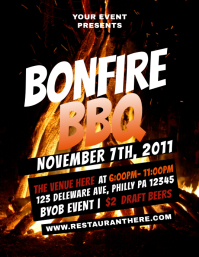 bonfire Template | PosterMyWall