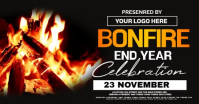 Bonfire Obraz udostępniany na Facebooku template