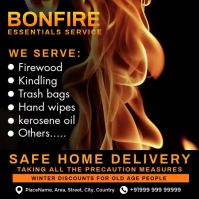 Bonfire Essential Service Video Template Iphosti le-Instagram