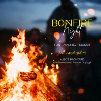 Bonfire Instagram Post template