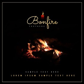 140 Bonfire Customizable Design Templates Postermywall