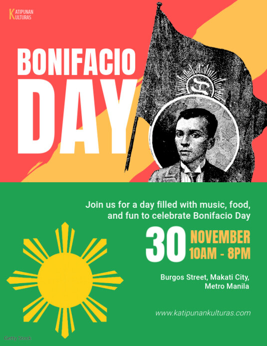 Bonifacio Day Event Template | PosterMyWall