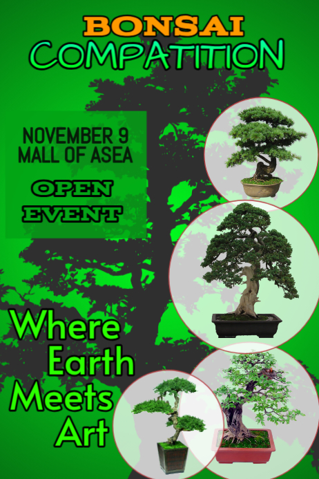 BONSAI Template | PosterMyWall
