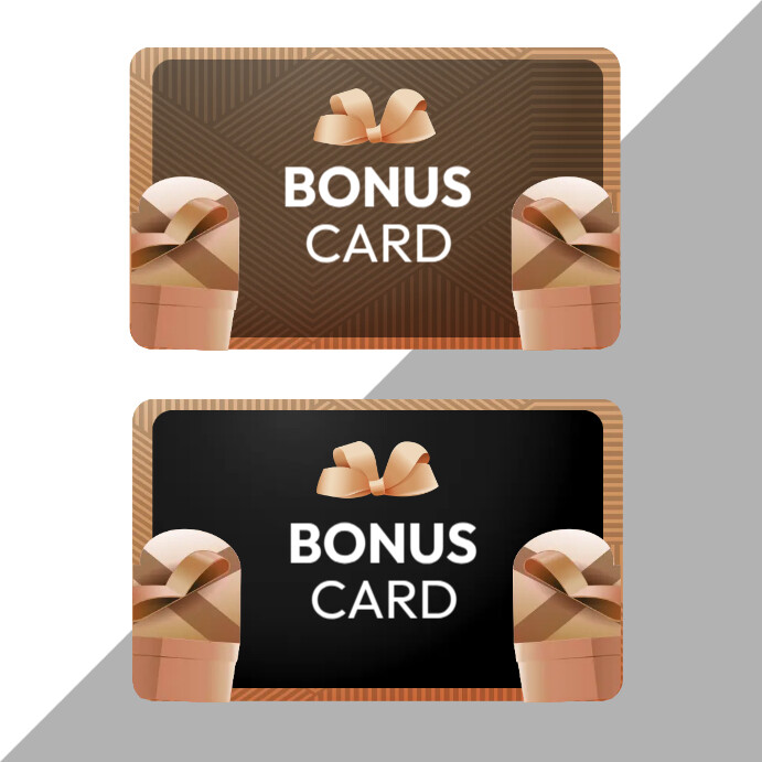 Bonus Card Sticker Bonus Card Template | PosterMyWall