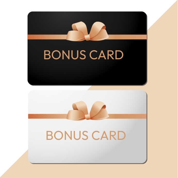 Bonus Card Design Template | PosterMyWall