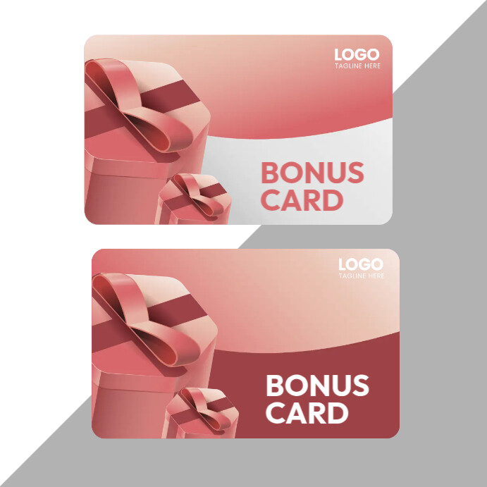 Bonus Card Design Template | PosterMyWall