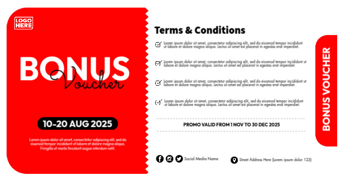 Cheque Bonus Copy of Bonus Voucher | PosterMyWall