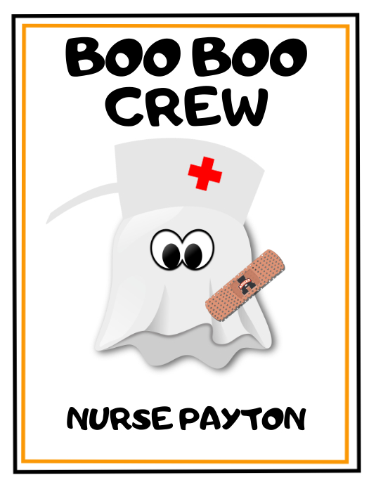 BOO BOO CREW Рекламная листовка (US Letter) template