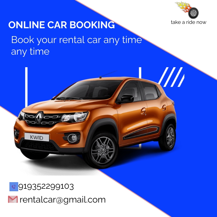 book a ride Template | PosterMyWall