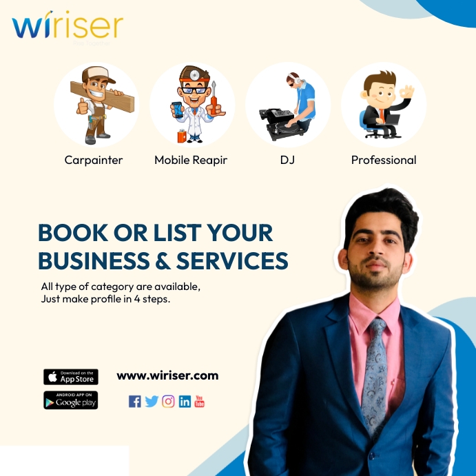 Book And List Services Template | PosterMyWall