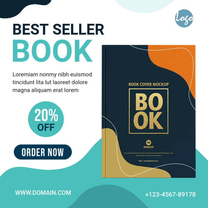 Copy of Book Banner Ad Template PosterMyWall