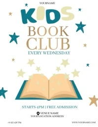 BOOK CLUB AD TEMPLATE Flyer (US Letter)