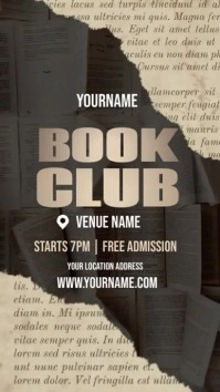 BOOK CLUB AD TEMPLATE Instagram Story