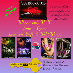 book club flyer book club flyer