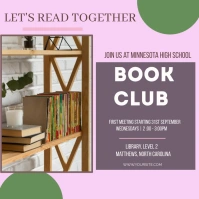 BOOK CLUB TEMPLATES DESIGN Square (1:1)