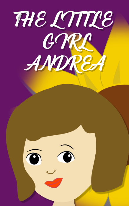 Book cover design for a girl title template