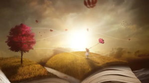 Book cover YouTube-miniature template