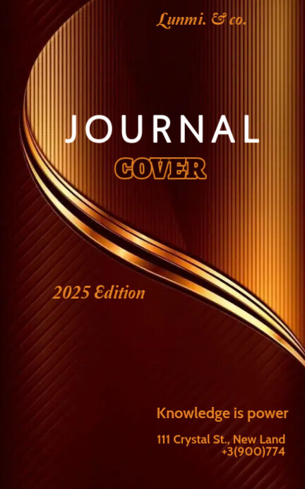 Journal Cover Template | PosterMyWall