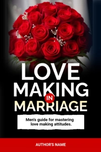 Book cover page Grafica Pinterest template