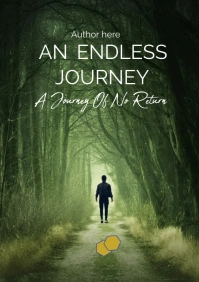 Book cover template A4