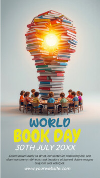book day celebration template История на Instagram