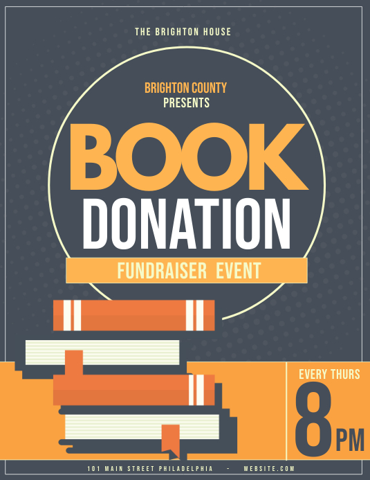 Copy of Book donation | PosterMyWall