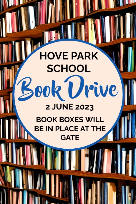 Book Drive Icon Book Drive Poster Template | PosterMyWall