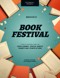 Reading Program Event Flyer Example Book Reading Event Flyer Template | PosterMyWall