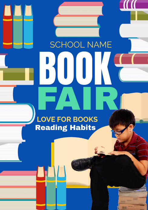 Book Fair A4 Template PosterMyWall