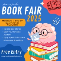 Book Fair โพสต์บน Instagram template