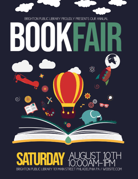 Image 3 for Scholastic Book Fair Flyer Template
