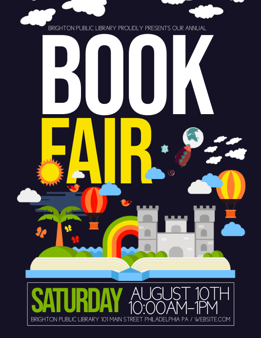 Book Fair Template PosterMyWall