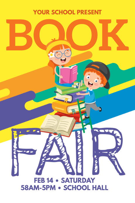 Book Fair Event Poster Template | PosterMyWall