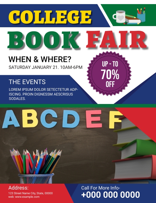 Book Fair Flyer Template | PosterMyWall