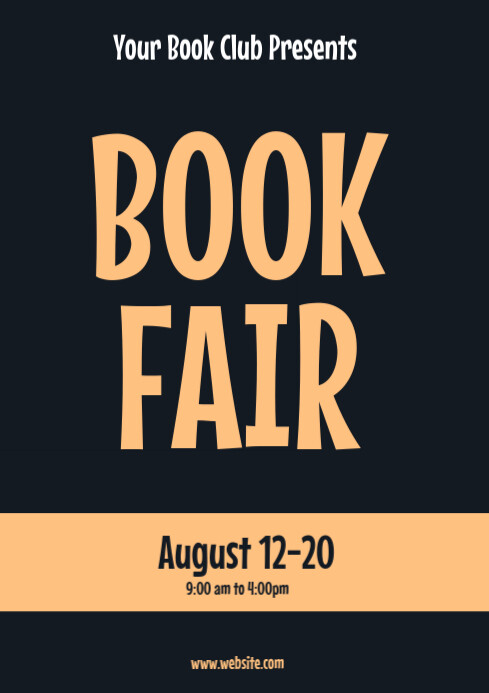 Copy of book fair flyer template | PosterMyWall