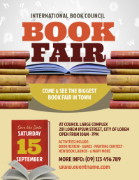 1 410 Book Fair Customizable Design Templates Postermywall