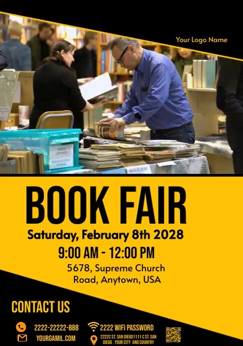 Book Fair Flyer Template | PosterMyWall