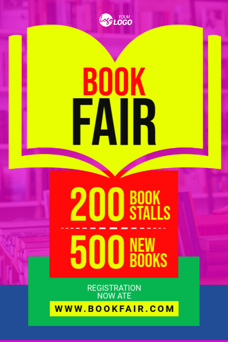 Book Fair Flyer Template | PosterMyWall