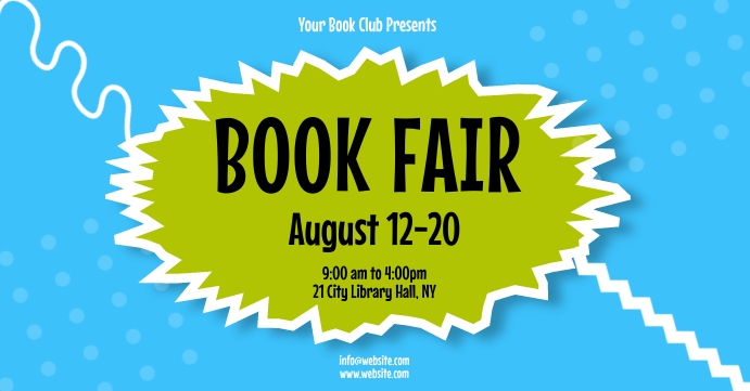 Copy of book fair flyer template | PosterMyWall