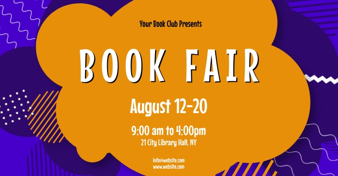 Copy of book fair flyer template | PosterMyWall
