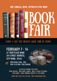 1 410 Book Fair Customizable Design Templates Postermywall