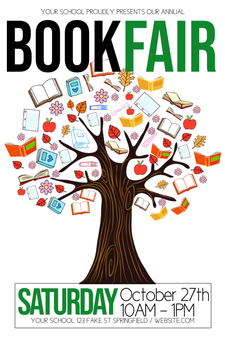 Book Fair Poster Template | PosterMyWall
