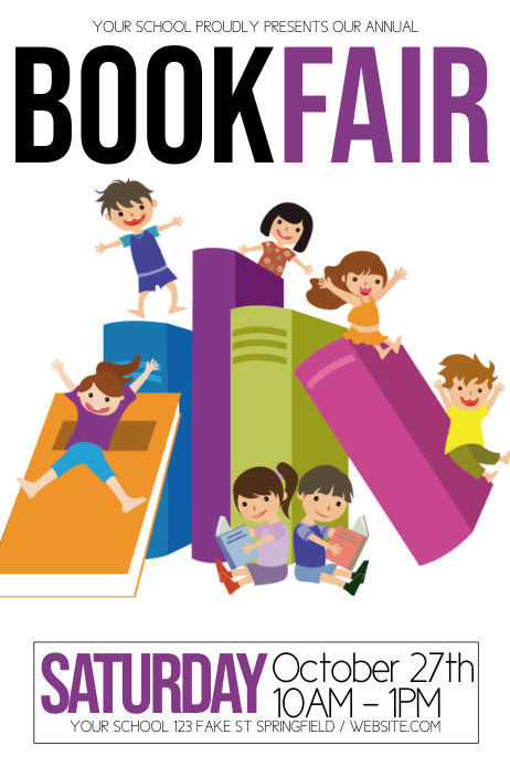 Book Fair Poster Template | PosterMyWall