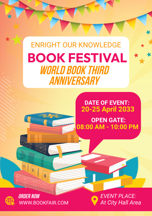 book fair template A4