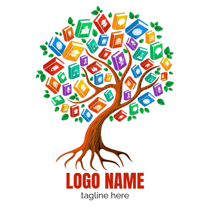 Book Graphy Illustration Logo 徽标 template
