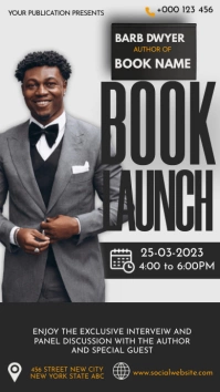 book launch,event Instagram Story template