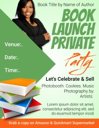 Book Launch Sample Program Book Launch Template | PosterMyWall