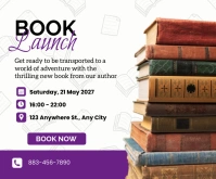 Book launch Medium Rectangle template